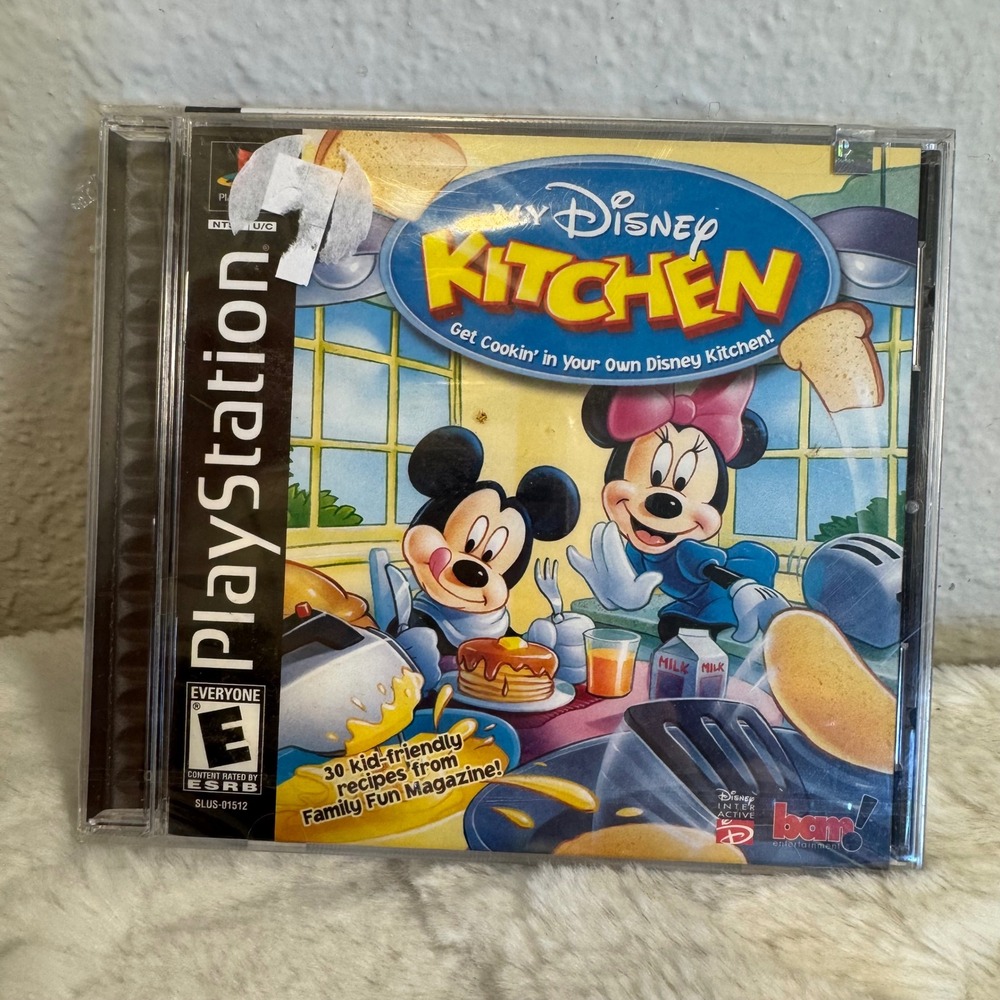 My Disney Kitchen Sony PlayStation 1 PS1 New Sealed Mickey Minnie Mouse